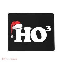 Ho Cubbed Funny Ho To The Power Three Ho Ho Ho Christmas TShirt Mousepad thumb 0
