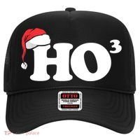 Ho Cubbed Funny Ho To The Power Three Ho Ho Ho Christmas TShirt Hat thumb 0