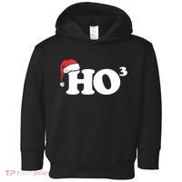 Ho Cubbed Funny Ho To The Power Three Ho Ho Ho Christmas TShirt Toddler Hoodie thumb 0