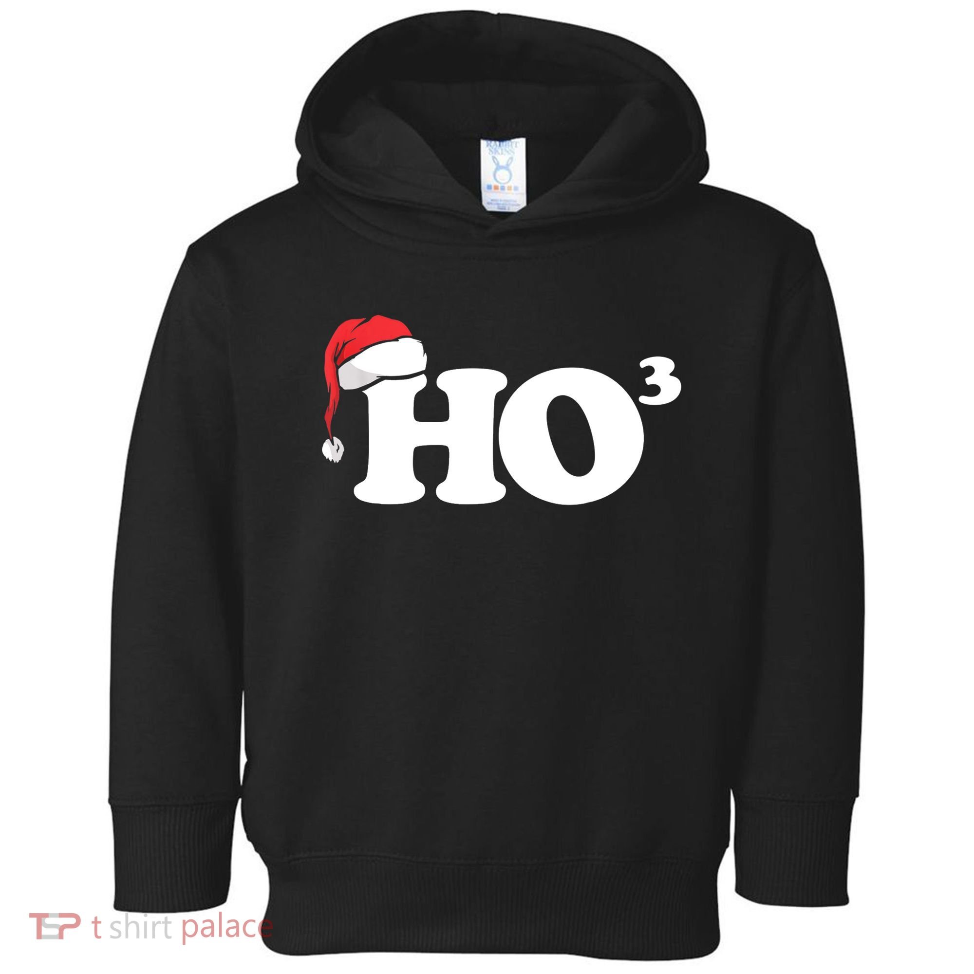 Ho Cubbed Funny Ho To The Power Three Ho Ho Ho Christmas TShirt Toddler Hoodie