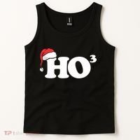 Ho Cubbed Funny Ho To The Power Three Ho Ho Ho Christmas TShirt Tank Top thumb 2