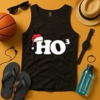 Ho Cubbed Funny Ho To The Power Three Ho Ho Ho Christmas TShirt Tank Top thumb 4