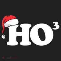 Ho Cubbed Funny Ho To The Power Three Ho Ho Ho Christmas TShirt Golf Towel thumb 3