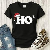 Ho Cubbed Funny Ho To The Power Three Ho Ho Ho Christmas TShirt Women's T-Shirt thumb 3