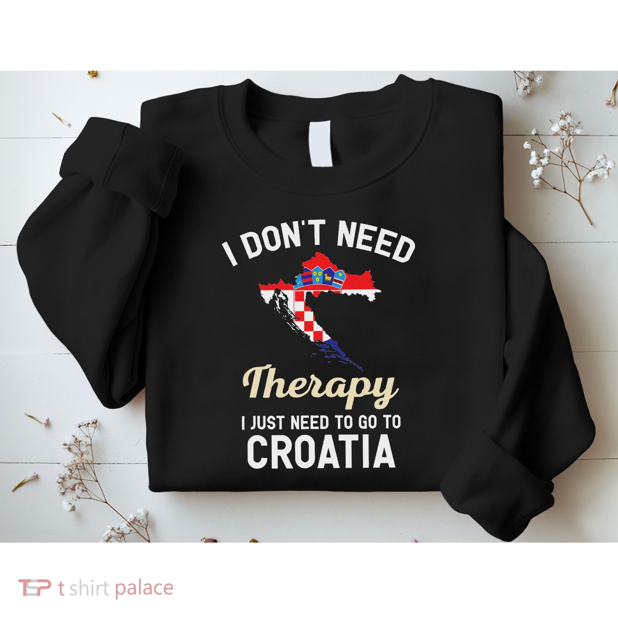 Hrvatska Croatian Flag Croatia Croats Gift Sweatshirt