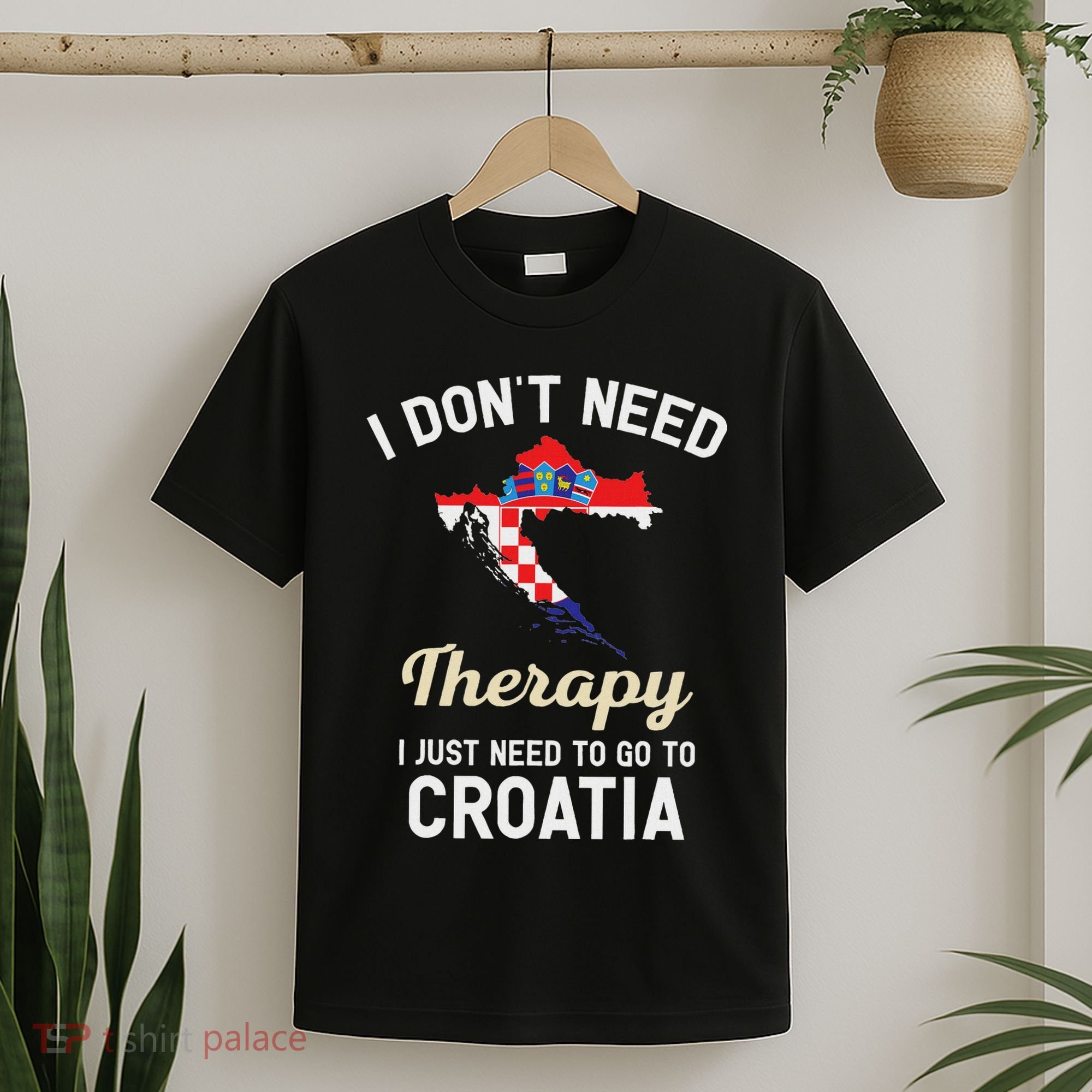 Hrvatska Croatian Flag Croatia Croats Gift T-Shirt