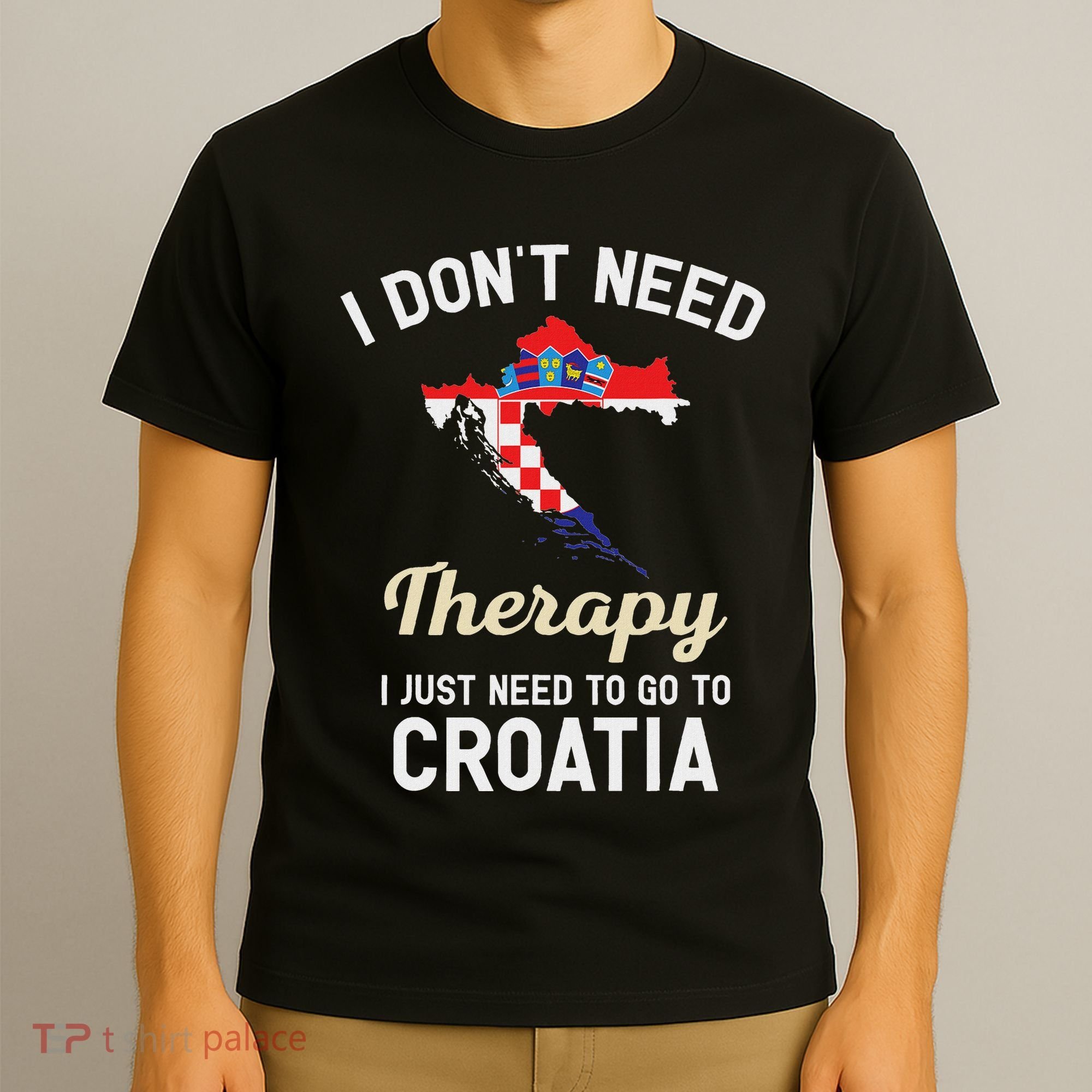 Hrvatska Croatian Flag Croatia Croats Gift T-Shirt