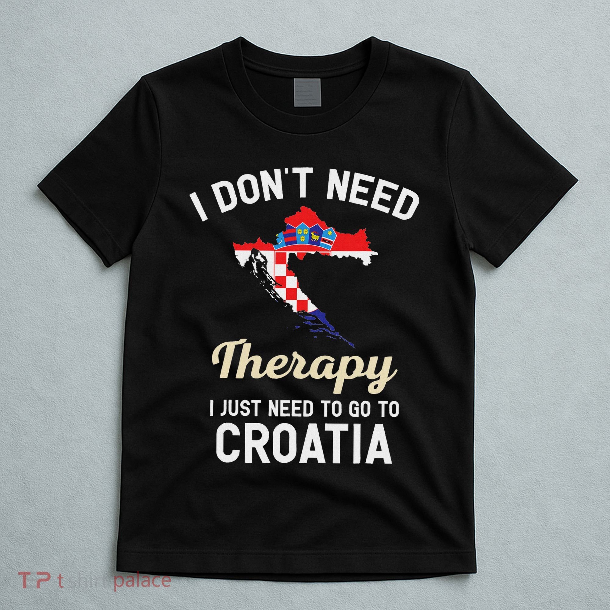 Hrvatska Croatian Flag Croatia Croats Gift T-Shirt