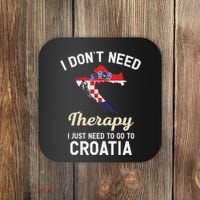 Hrvatska Croatian Flag Croatia Croats Gift Coaster thumb 0