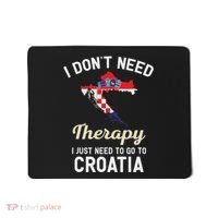 Hrvatska Croatian Flag Croatia Croats Gift Mousepad thumb 0