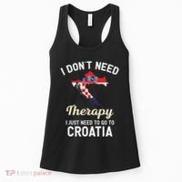 Hrvatska Croatian Flag Croatia Croats Gift Women's Tank Top thumb 0