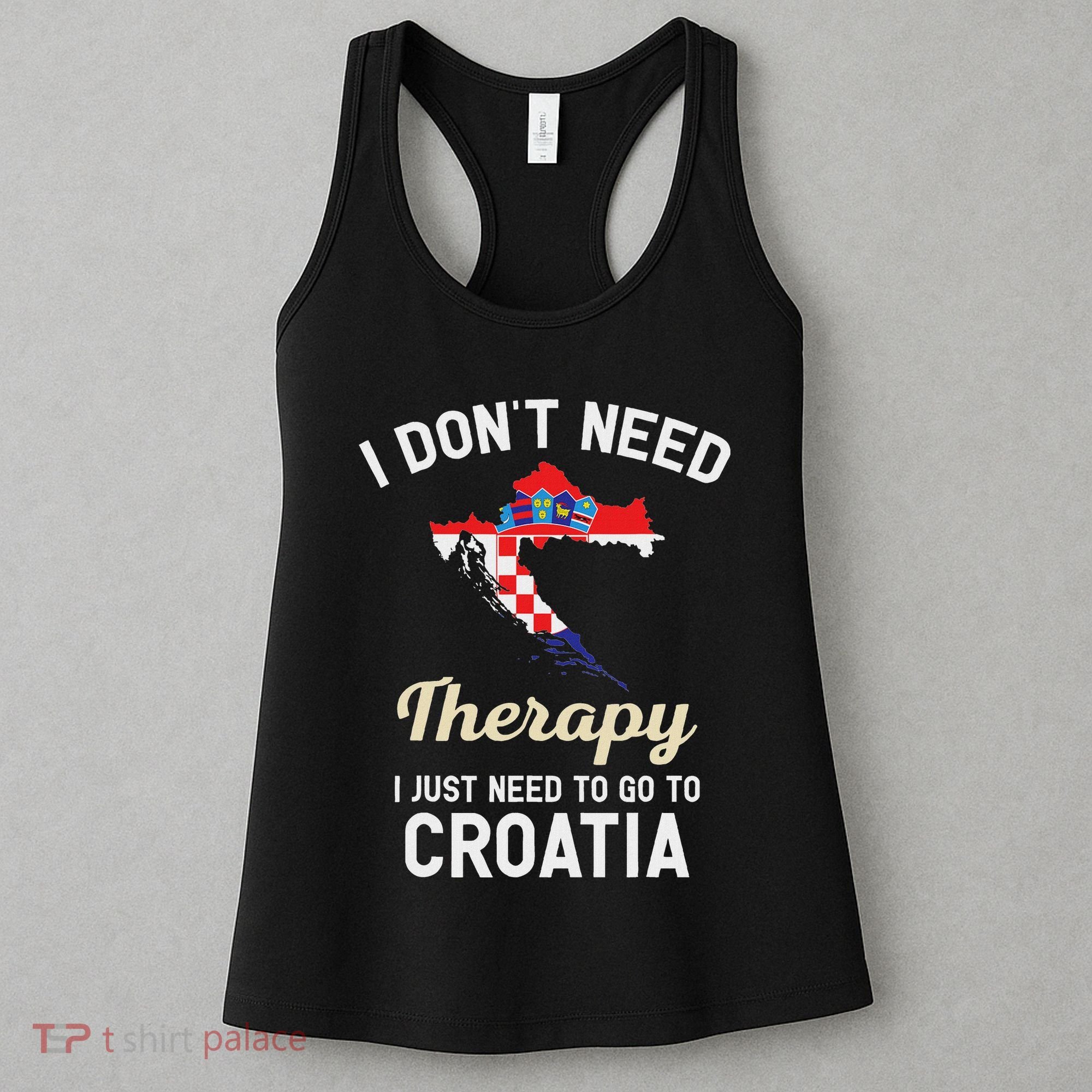 Hrvatska Croatian Flag Croatia Croats Gift Women's Tank Top