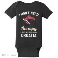 Hrvatska Croatian Flag Croatia Croats Gift Baby Bodysuit thumb 0