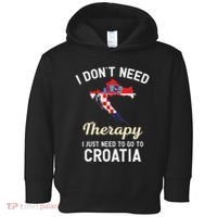 Hrvatska Croatian Flag Croatia Croats Gift Toddler Hoodie thumb 0