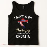 Hrvatska Croatian Flag Croatia Croats Gift Tank Top thumb 2