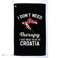 Hrvatska Croatian Flag Croatia Croats Gift Golf Towel thumb 0