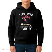Hrvatska Croatian Flag Croatia Croats Gift Kids Hoodie thumb 4