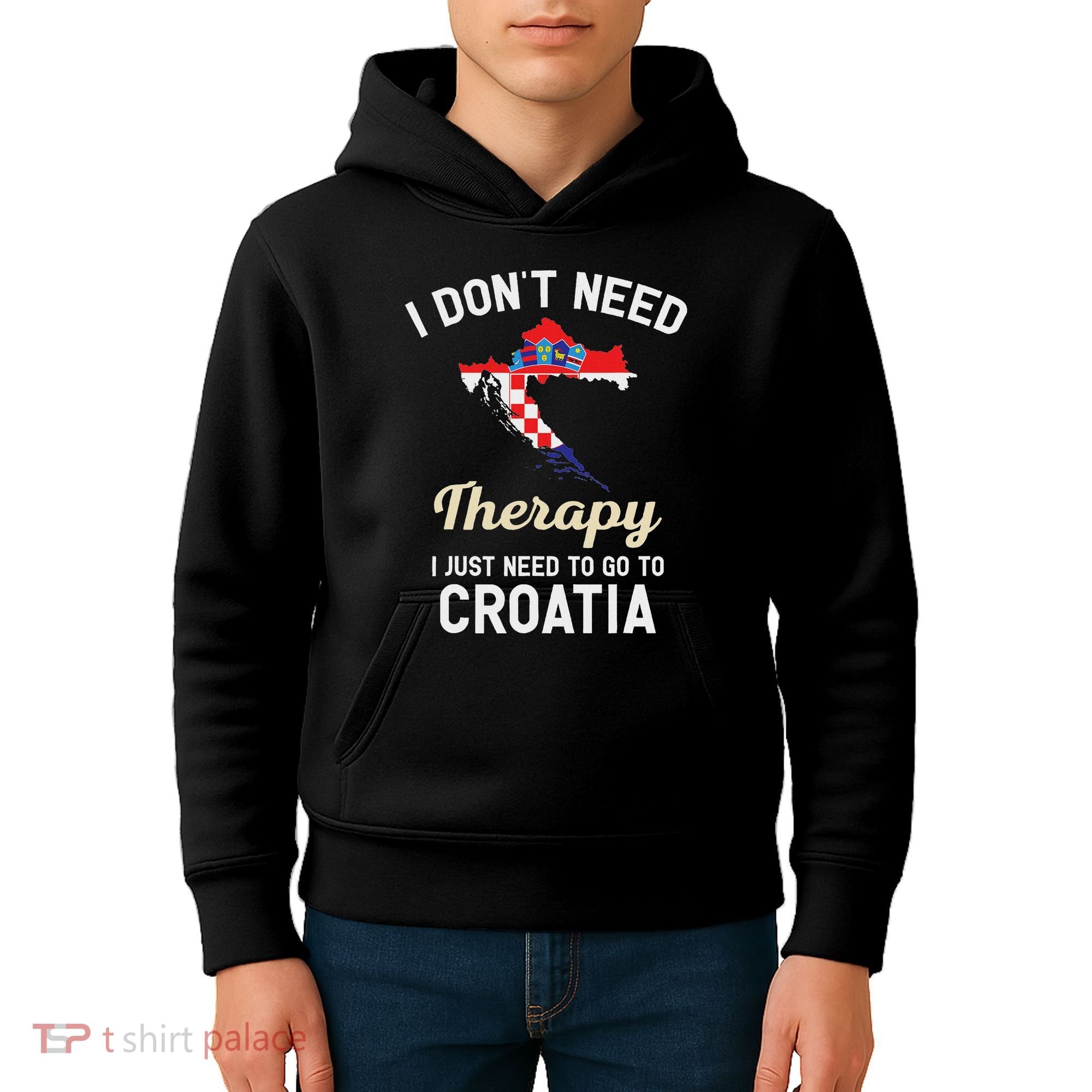 Hrvatska Croatian Flag Croatia Croats Gift Kids Hoodie