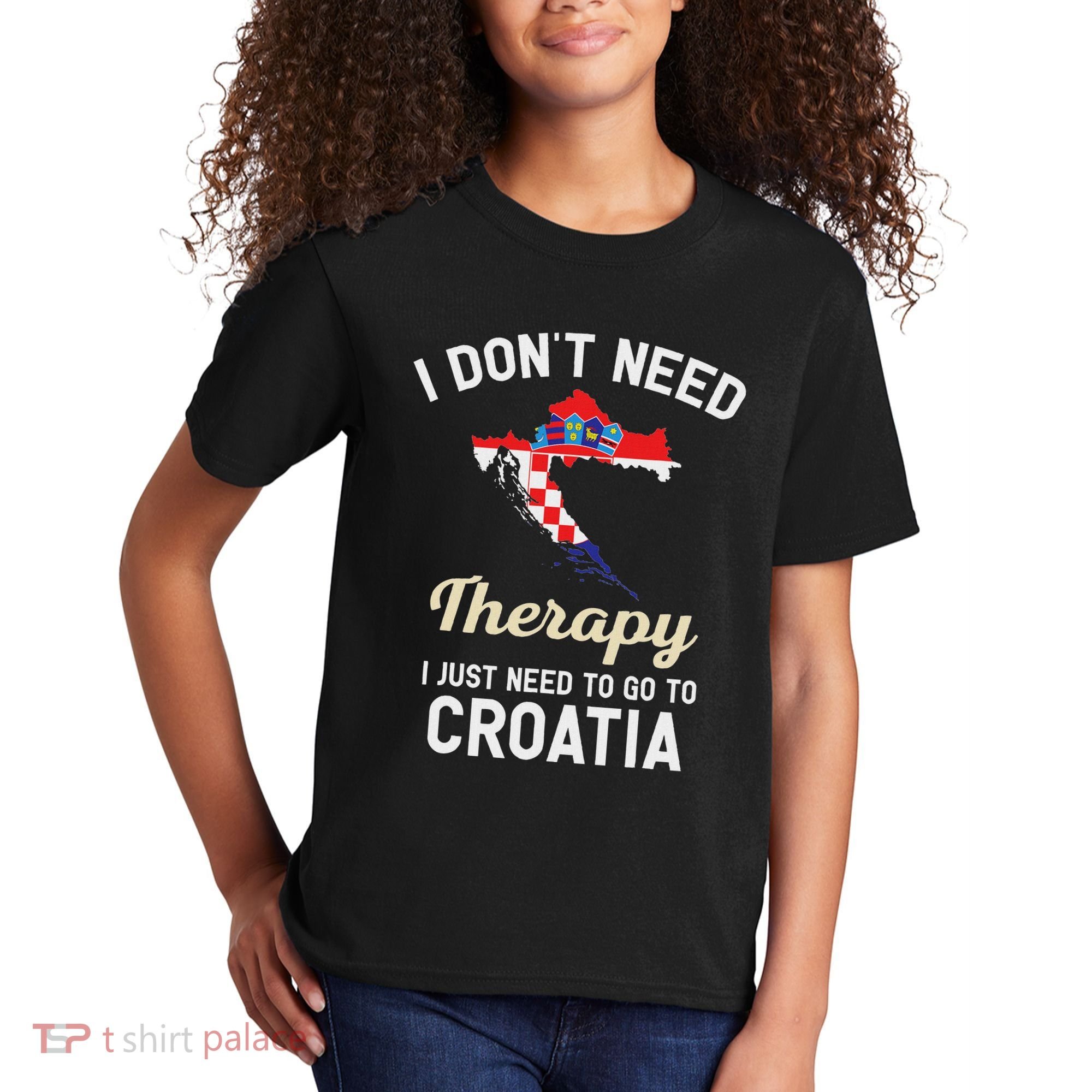 Hrvatska Croatian Flag Croatia Croats Gift Kids T-Shirt