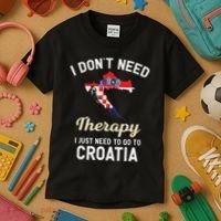 Hrvatska Croatian Flag Croatia Croats Gift Kids T-Shirt thumb 3