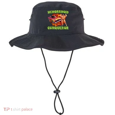 Hemorrhoid Conqueror Funny Oddly Specific Dank Meme Bucket Hat