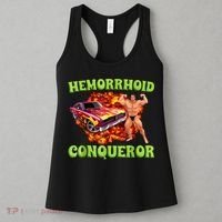 Hemorrhoid Conqueror Funny Oddly Specific Dank Meme Women's Tank Top thumb 3