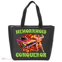 Hemorrhoid Conqueror Funny Oddly Specific Dank Meme Tote Bag thumb 0