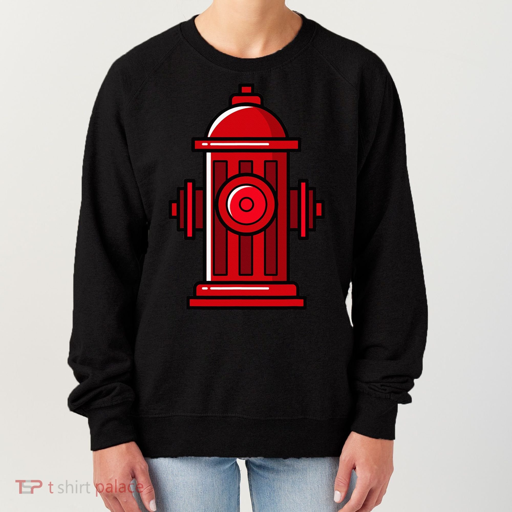 Halloween Costume Fire Hydrant funny simple safety Women's Sweatshirt
