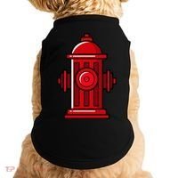 Halloween Costume Fire Hydrant funny simple safety Doggie Tank thumb 0