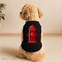 Halloween Costume Fire Hydrant funny simple safety Doggie Tank thumb 2