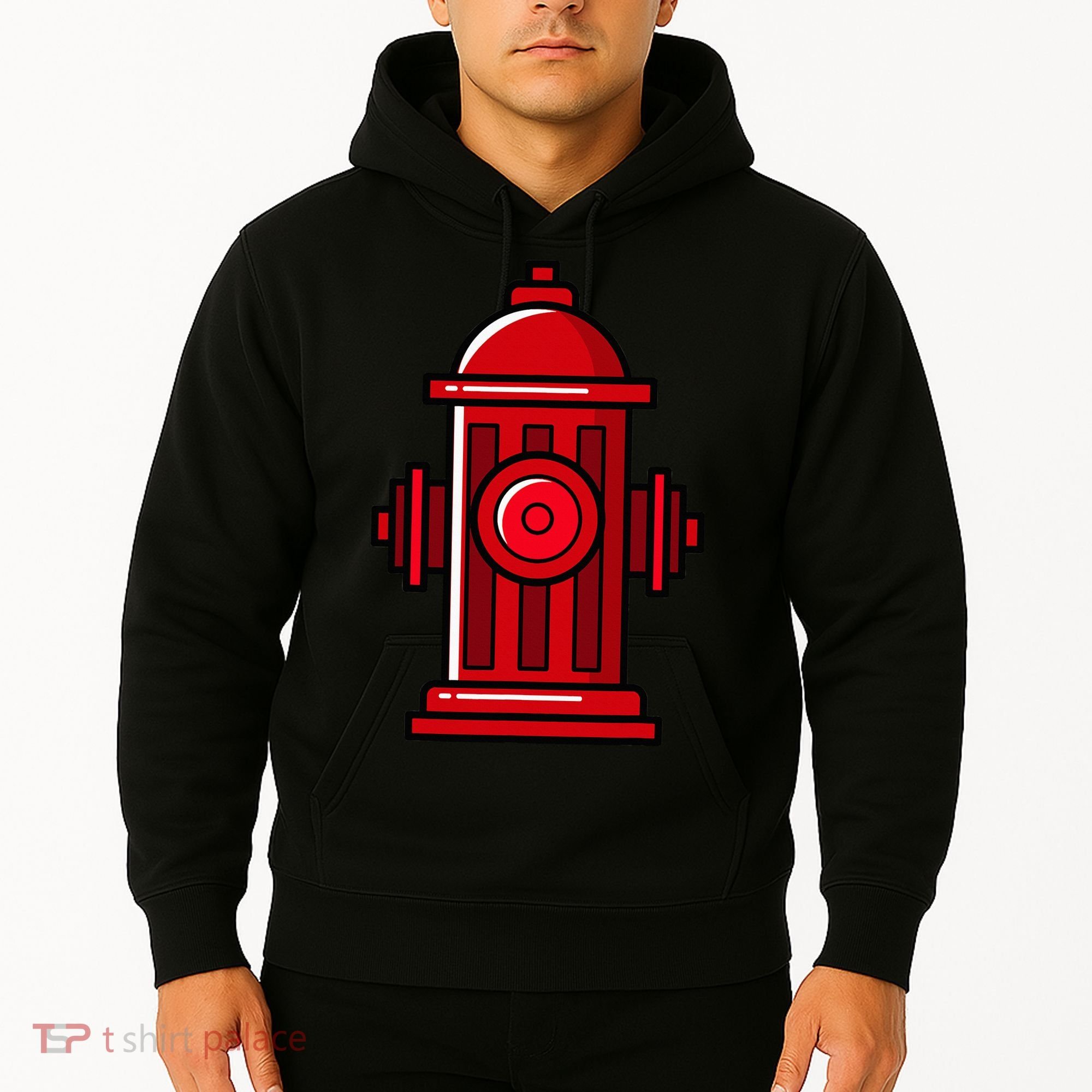 Halloween Costume Fire Hydrant funny simple safety Hoodie