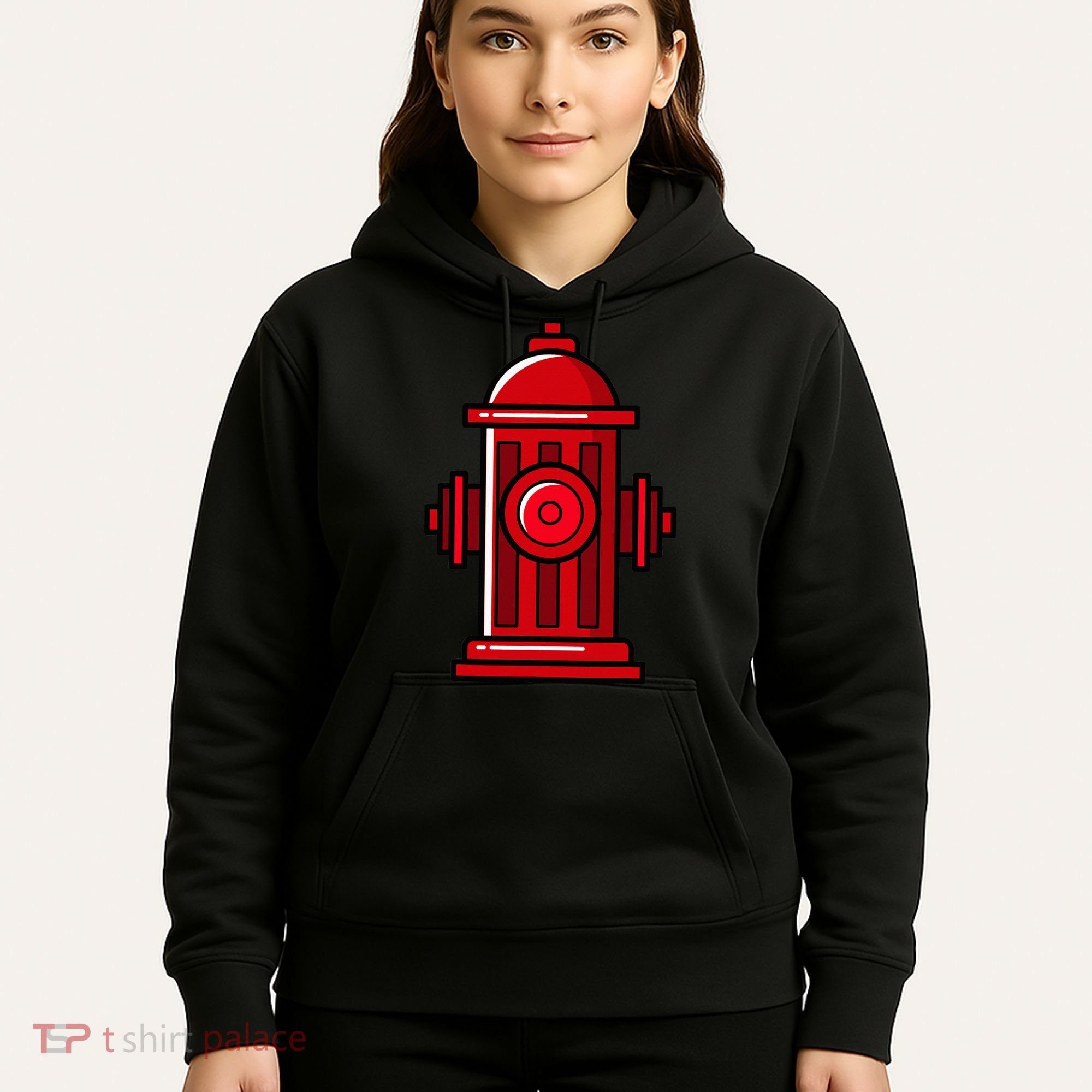 Halloween Costume Fire Hydrant funny simple safety Hoodie