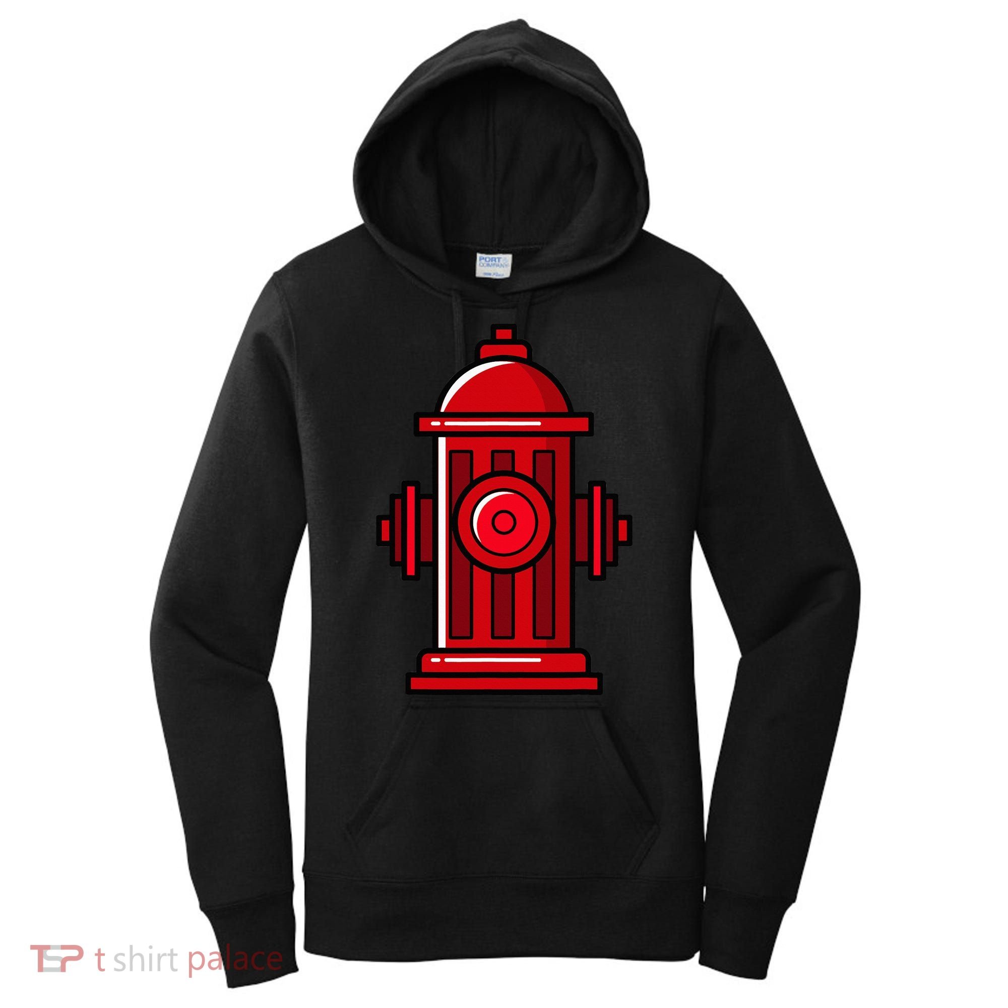Halloween Costume Fire Hydrant funny simple safety Women's Hoodie