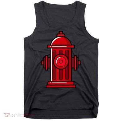 Halloween Costume Fire Hydrant funny simple safety Tank Top
