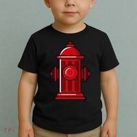 Halloween Costume Fire Hydrant funny simple safety Toddler T-Shirt thumb 2
