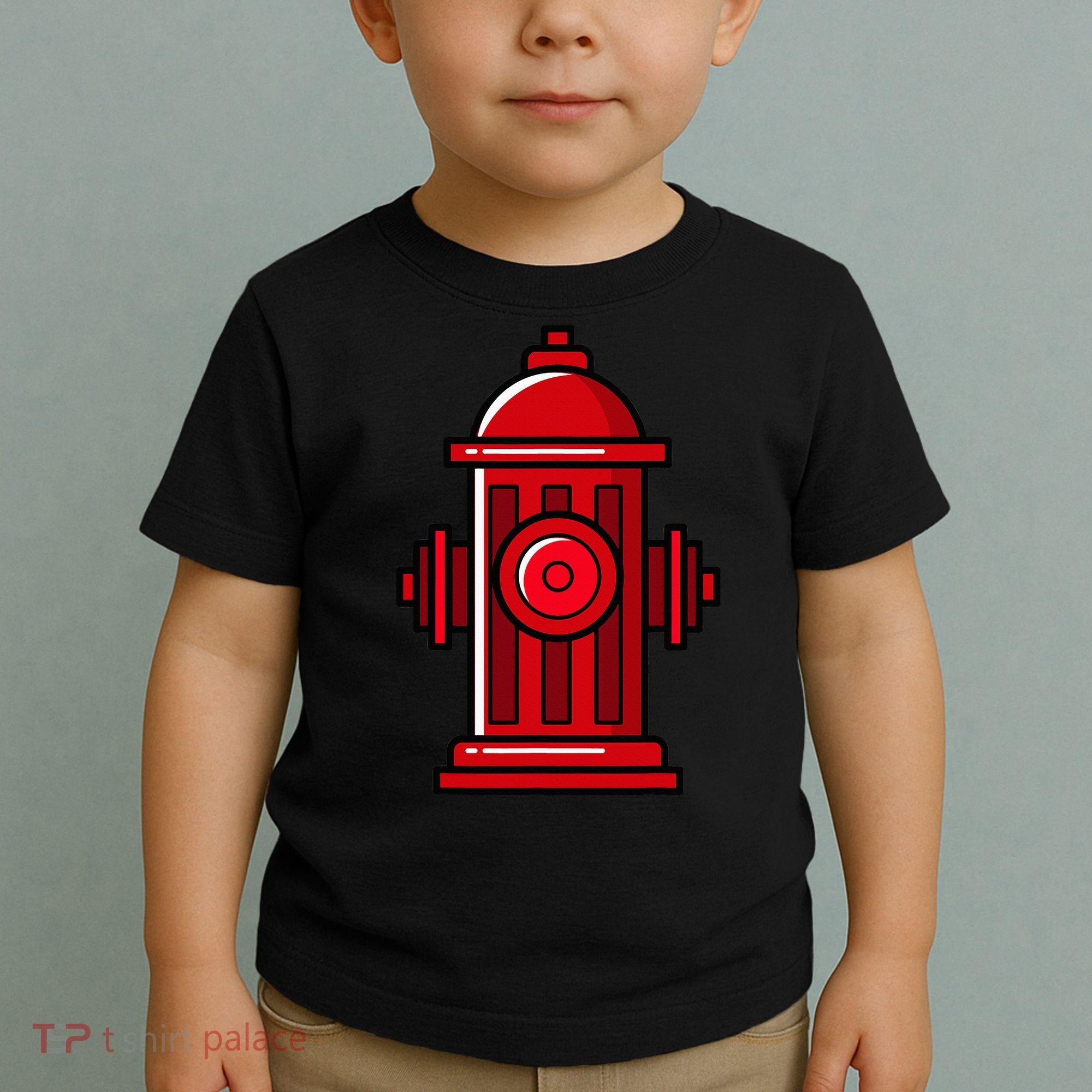 Halloween Costume Fire Hydrant funny simple safety Toddler T-Shirt