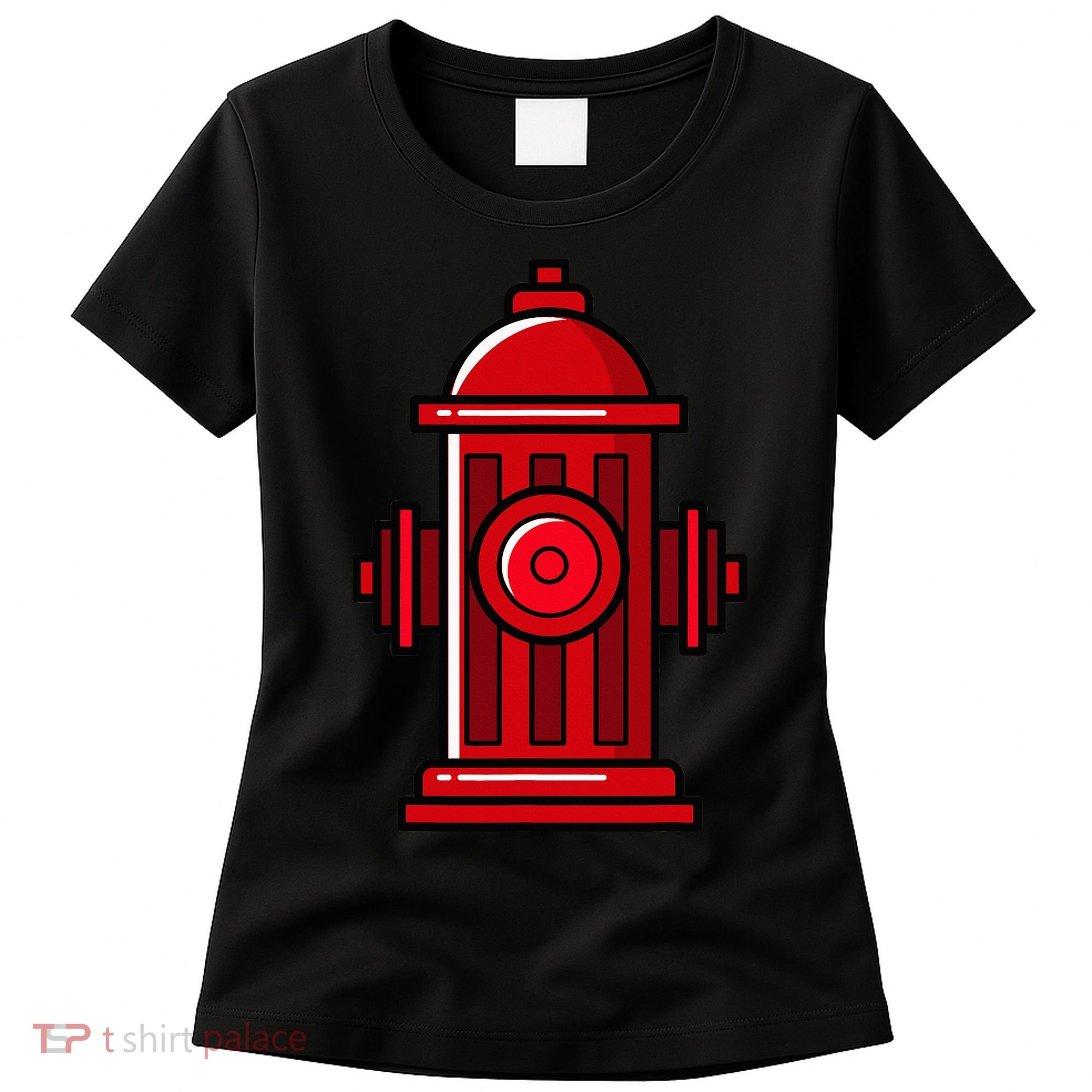 Halloween Costume Fire Hydrant funny simple safety Women's T-Shirt