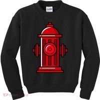 Halloween Costume Fire Hydrant funny simple safety Kids Sweatshirt thumb 0