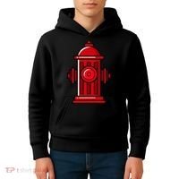 Halloween Costume Fire Hydrant funny simple safety Kids Hoodie thumb 4