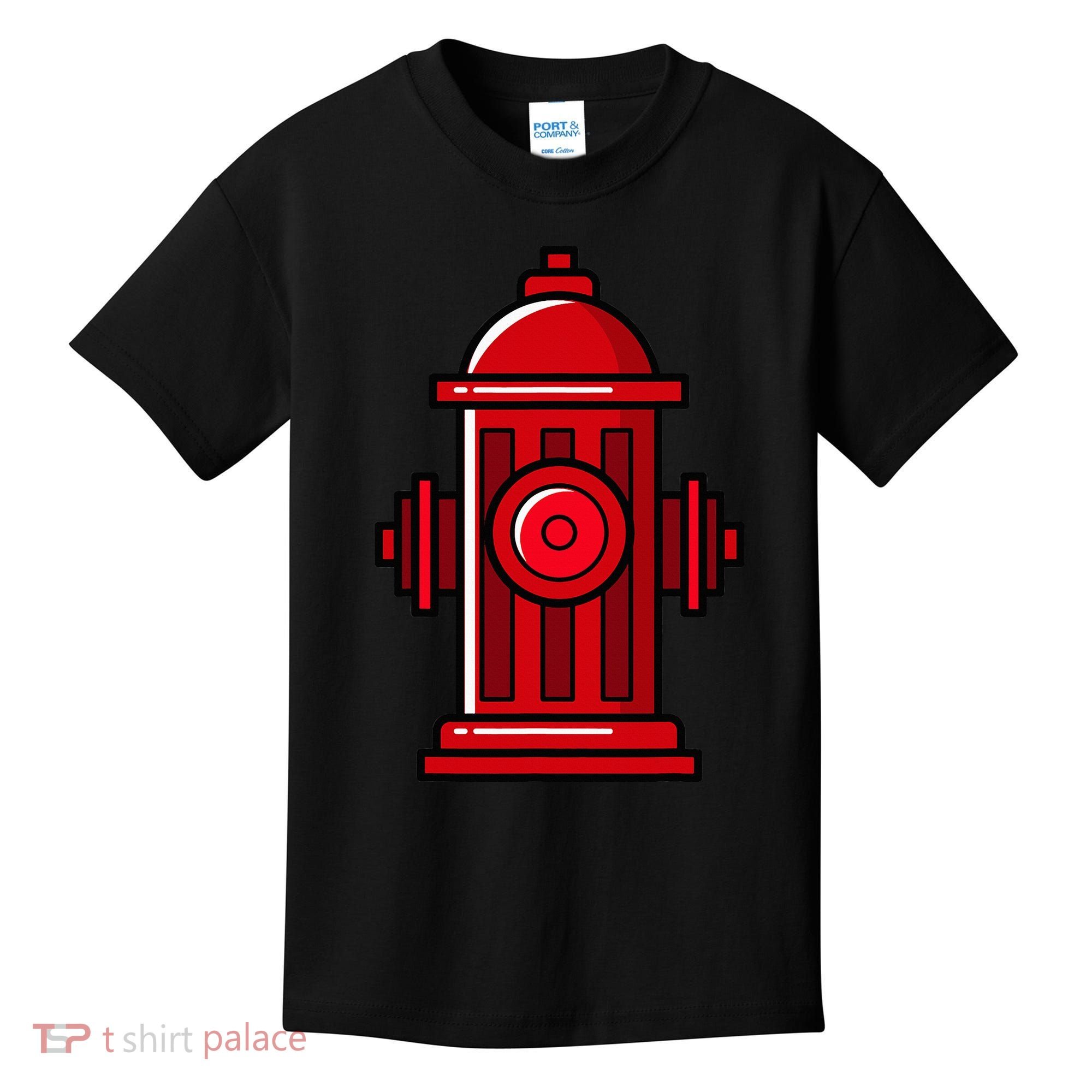 Halloween Costume Fire Hydrant funny simple safety Kids T-Shirt