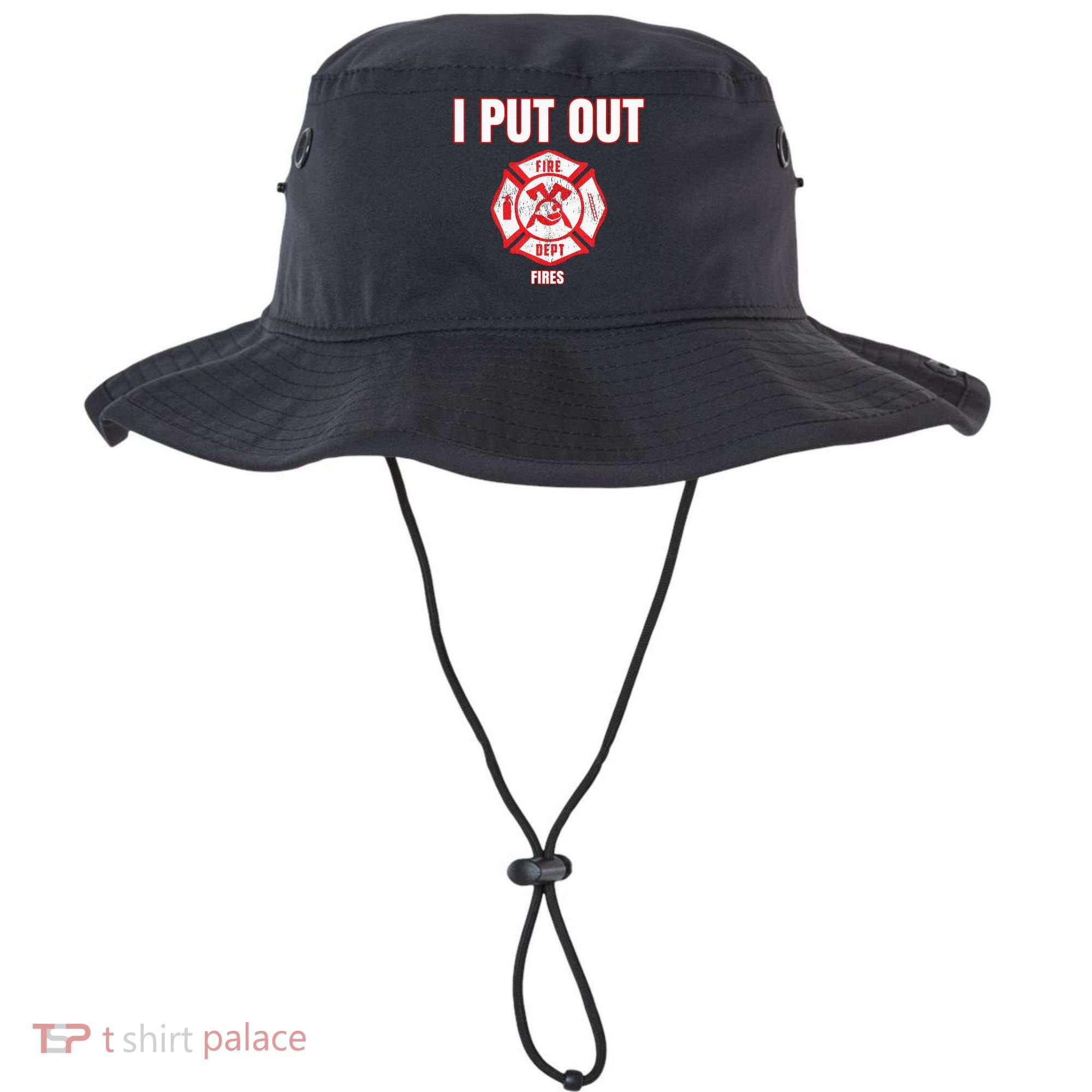 Halloween Costume Funny Firefighter I Put Out Fires Firemen Bucket Hat
