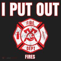 Halloween Costume Funny Firefighter I Put Out Fires Firemen Beanie thumb 2