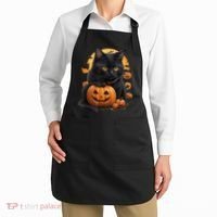 Halloween Cats Funny Cat Halloween Apron thumb 2