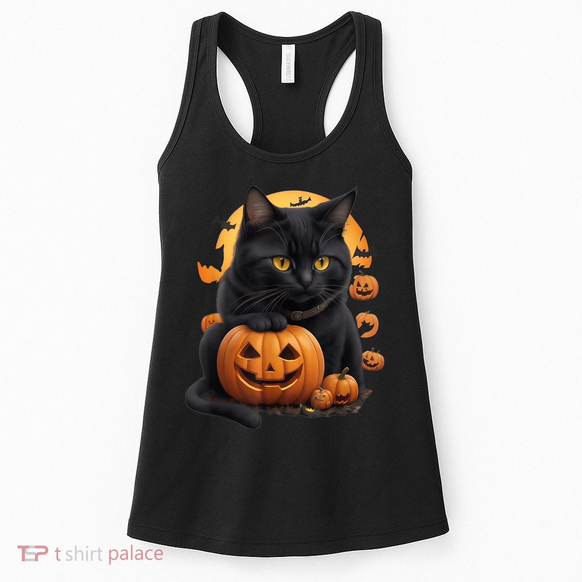 Halloween Cats Funny Cat Halloween Women's Tank Top