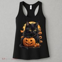 Halloween Cats Funny Cat Halloween Women's Tank Top thumb 3