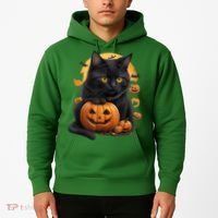 Halloween Cats Funny Cat Halloween Hoodie thumb 2