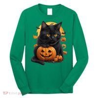 Halloween Cats Funny Cat Halloween Long Sleeve Shirt thumb 0
