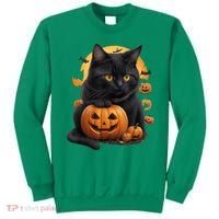 Halloween Cats Funny Cat Halloween Sweatshirt thumb 0