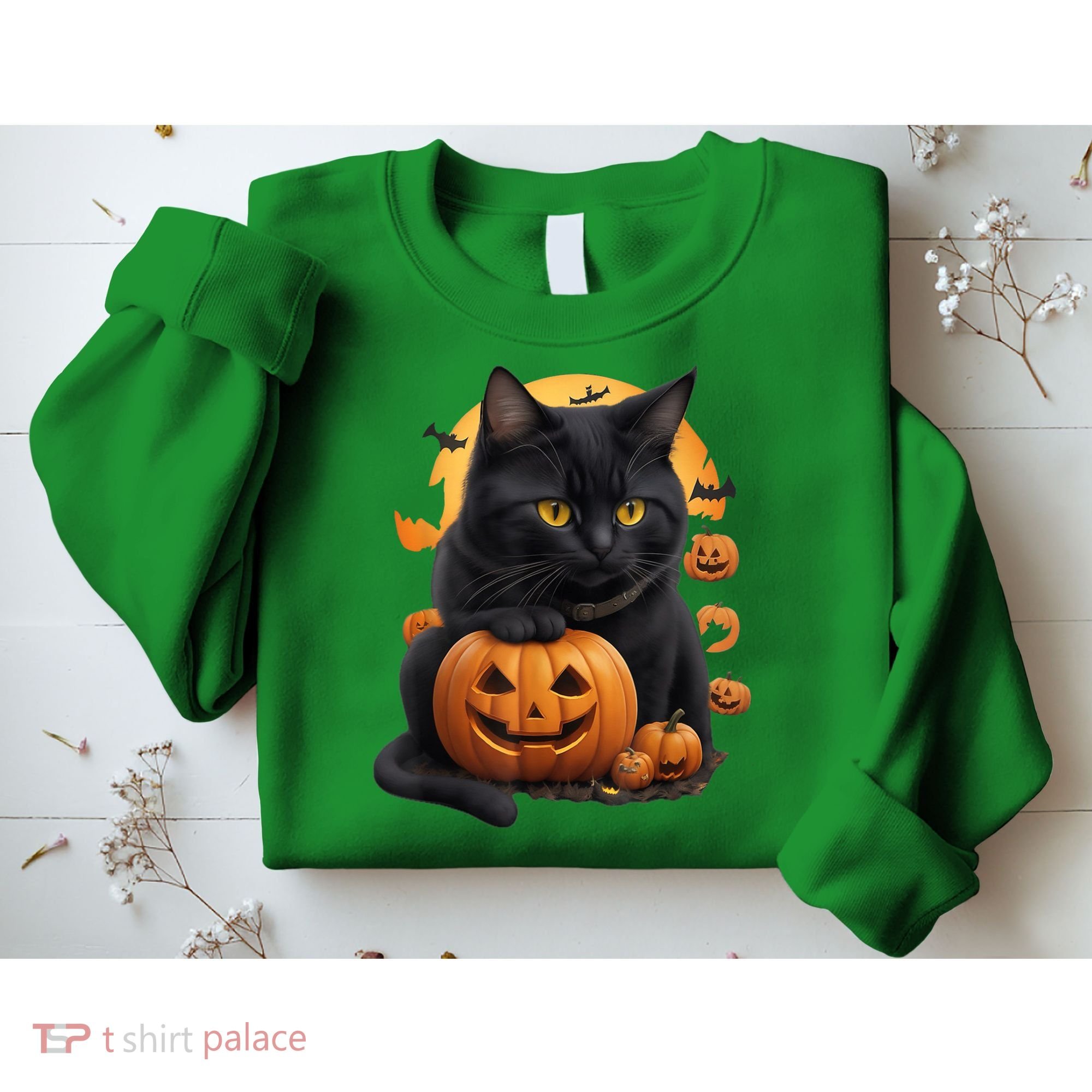 Halloween Cats Funny Cat Halloween Sweatshirt