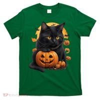 Halloween Cats Funny Cat Halloween T-Shirt thumb 0